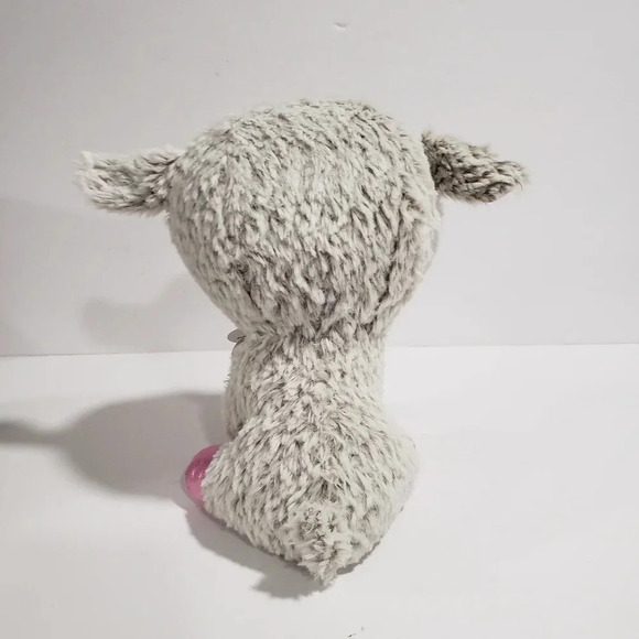 TY Beanie Boos-Dixie the Easter Lamb,Gray/Pink Big Eyes,Plush. - Picture 3 of 4